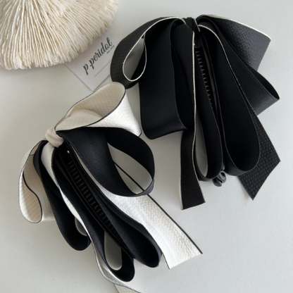 Black Bow Claw Clip