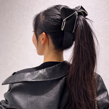 Black Bow Claw Clip