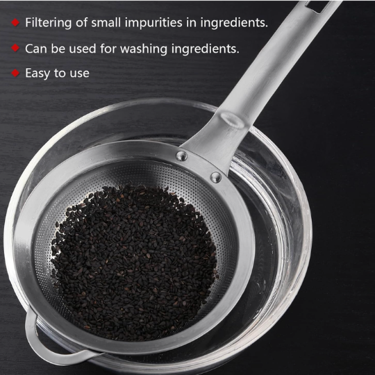 Stainless Steel Fine Mesh Strainer(11 cm)