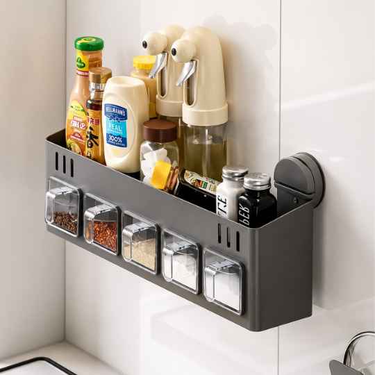 Kitchen Storage Rack with Spice Drawers