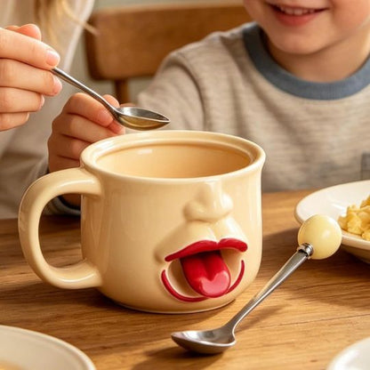 Ceramic Tongue Sticking Out Mug