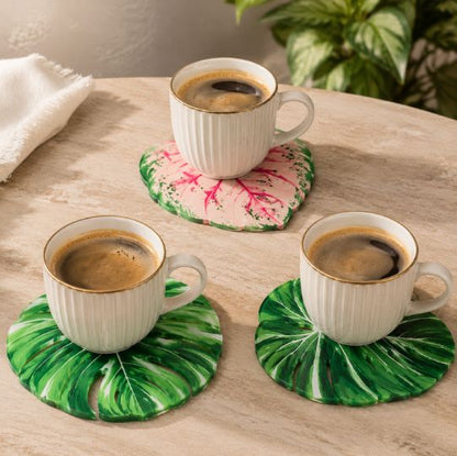 Elegant Leaf Coasters