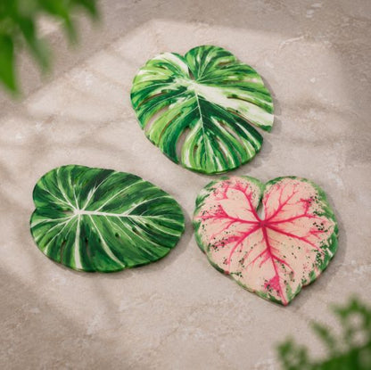 Elegant Leaf Coasters