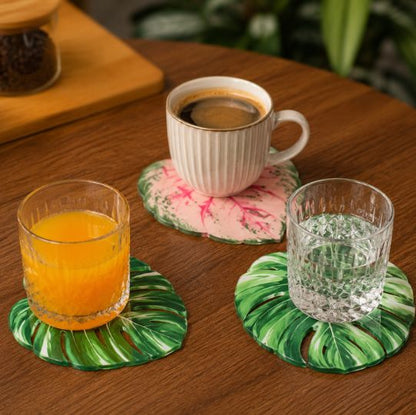 Elegant Leaf Coasters