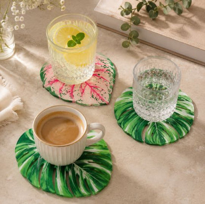 Elegant Leaf Coasters