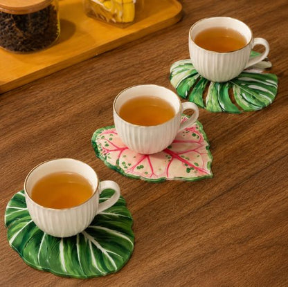 Elegant Leaf Coasters
