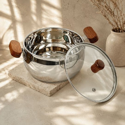 Wooden Grip Pot