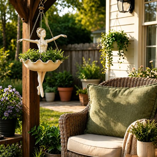 Ballerina Hanging Planter