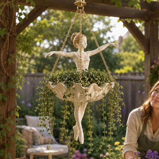 Ballerina Hanging Planter