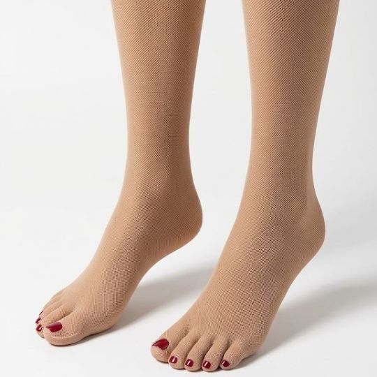 Toe Socks with Painted Nails