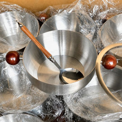 Stainless Steel Double-Handled Pot