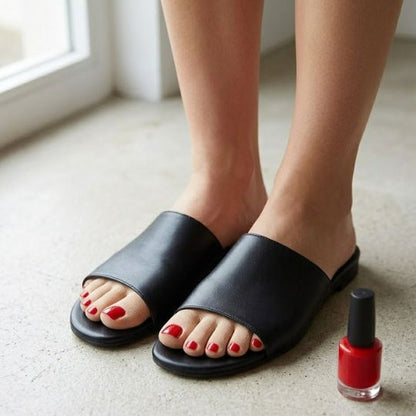 Toe Socks with Painted Nails