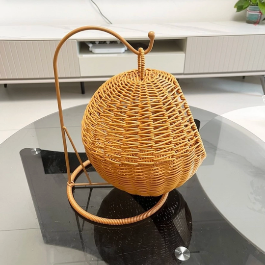 Handwoven hanging Fruit Basket