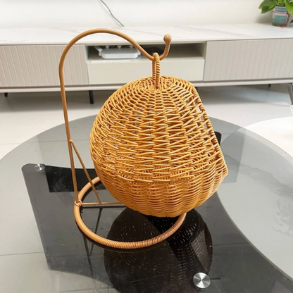 Handwoven hanging Fruit Basket