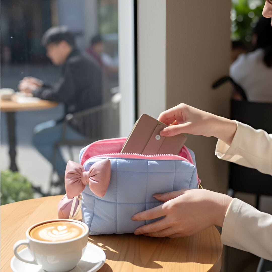 Puffy Bow Pouch