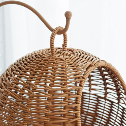 Handwoven hanging Fruit Basket
