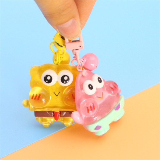 SpongeBob & Patrick Keychains