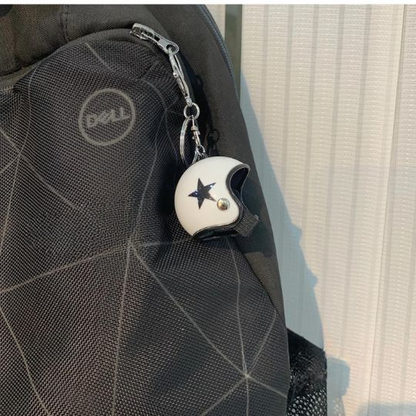 Helmet keychain