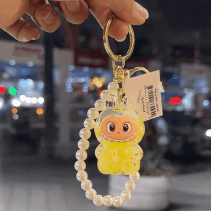 Labubu Pearl Keychain