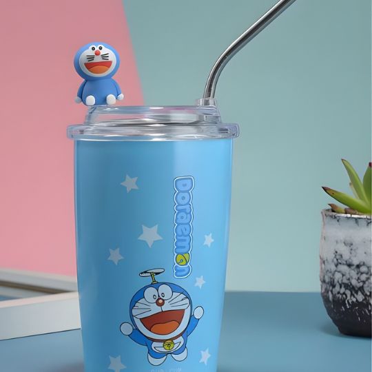 Stainless Steel Tumbler With Straw