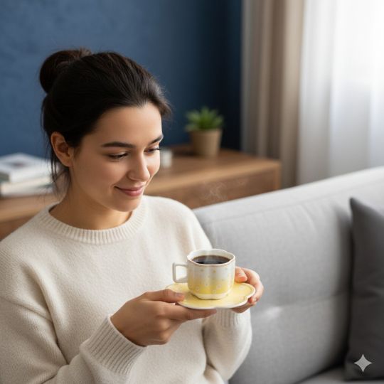 Daisy Floral Teacup