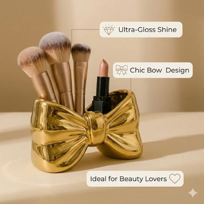 Bow Makeup Brush Holder