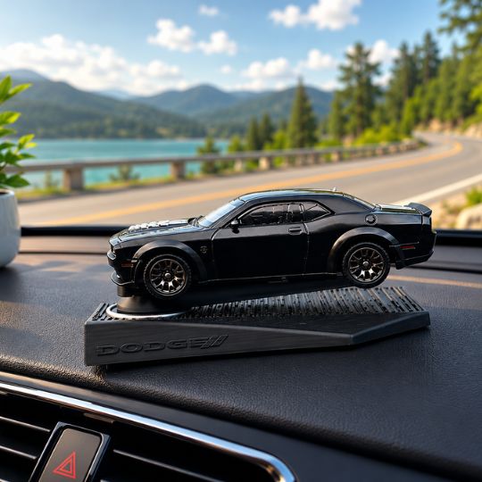 Rotating Car Dashboard Decor