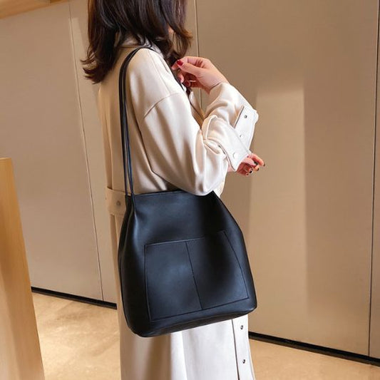Leather Bucket Purse