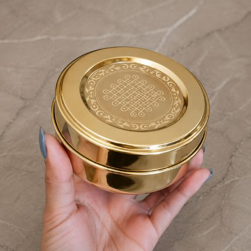 Brass Masala Box