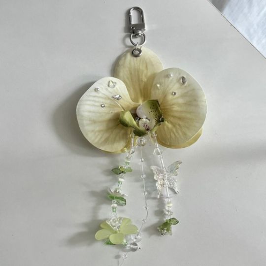 Orchid Bloom Keychain