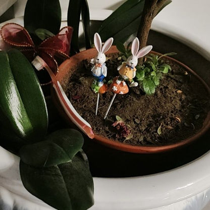 Cute Bunny Plant Ornament