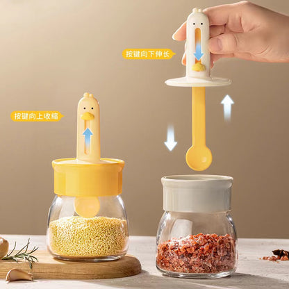 Silicone Bottle With Spoon