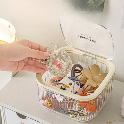 Hair accessories storage box