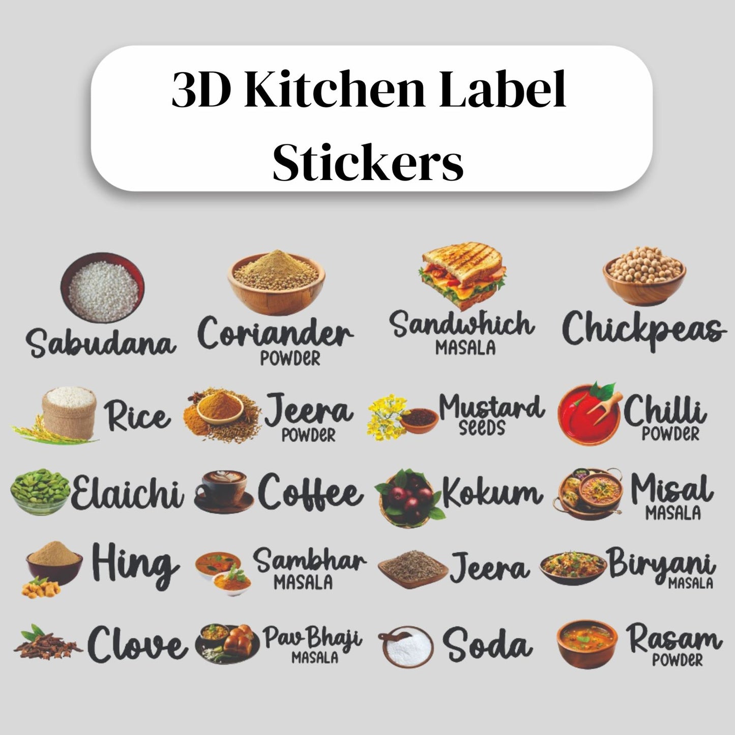 Premium 3D Stickers -