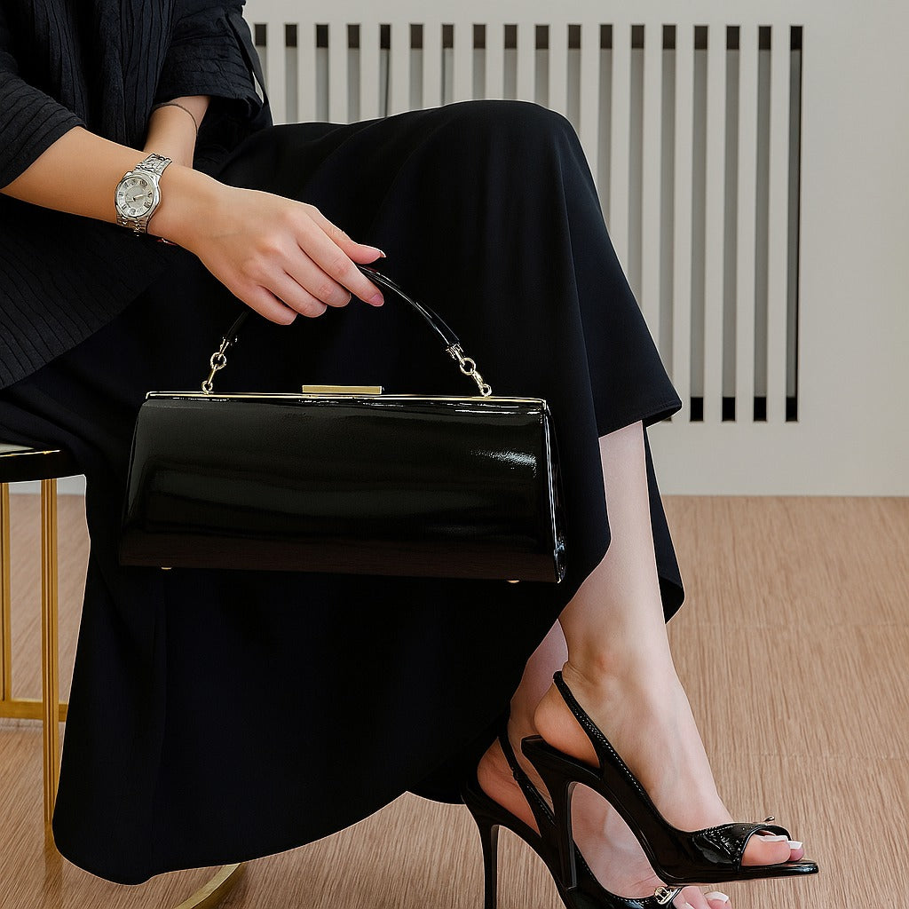 Luxe Black Handbag