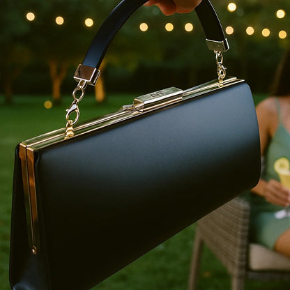 Luxe Black Handbag
