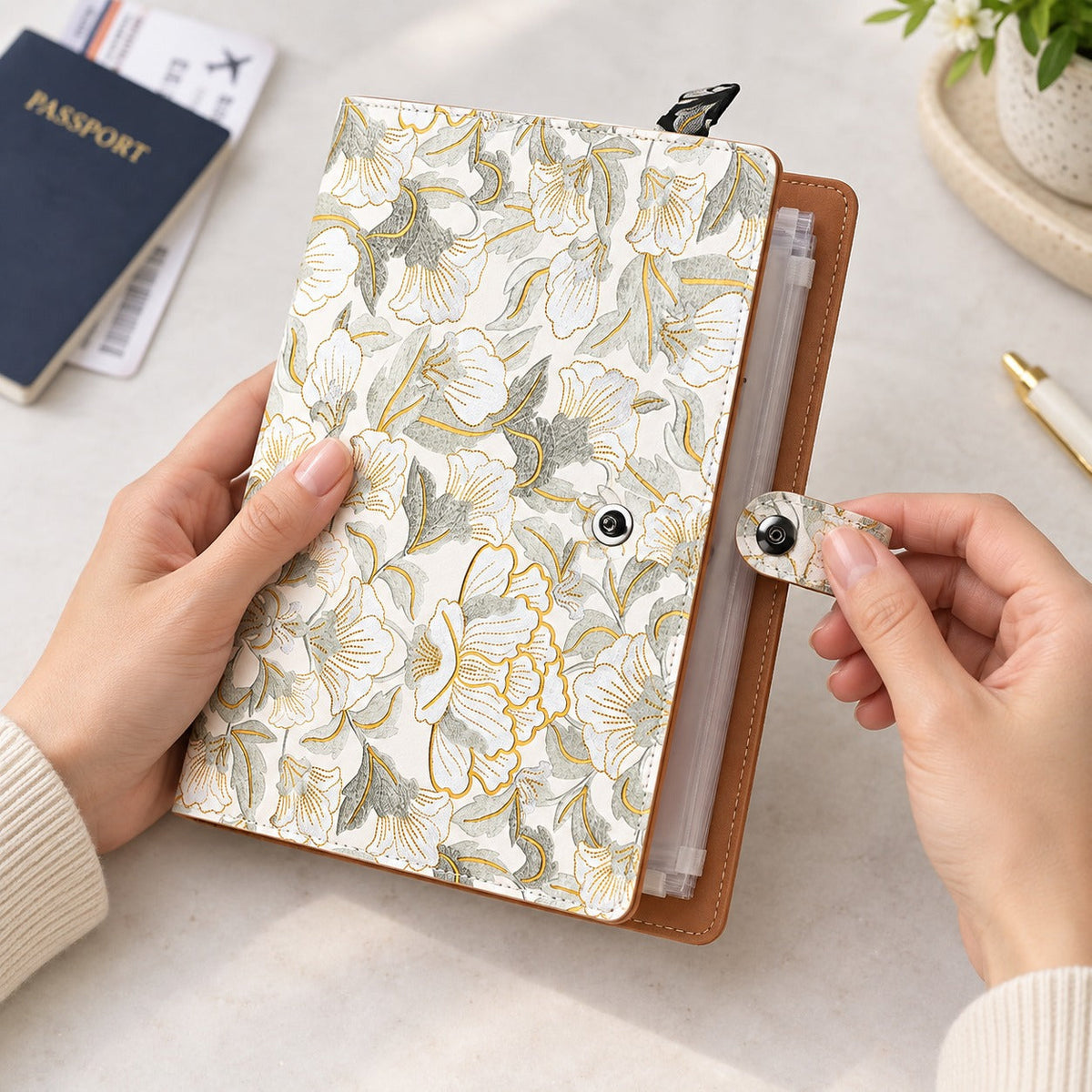 Floral Document Organizer