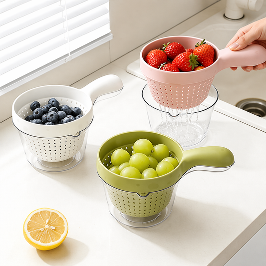 Double - Layer Kitchen Drain Basket