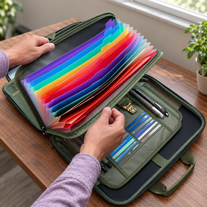 All-in-One Document Case, green - image2