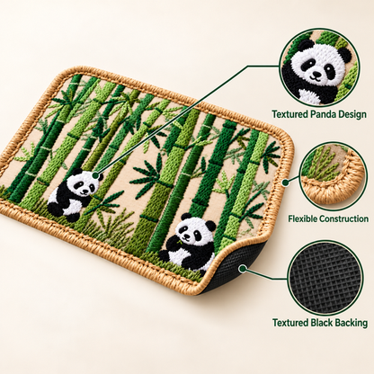 Bamboo Panda Absorbent Mat feature explainer