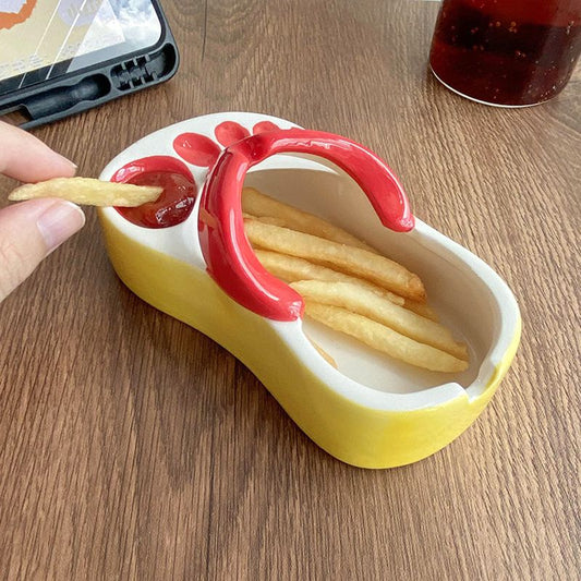 Flip Flop Fries & Sauce Dish