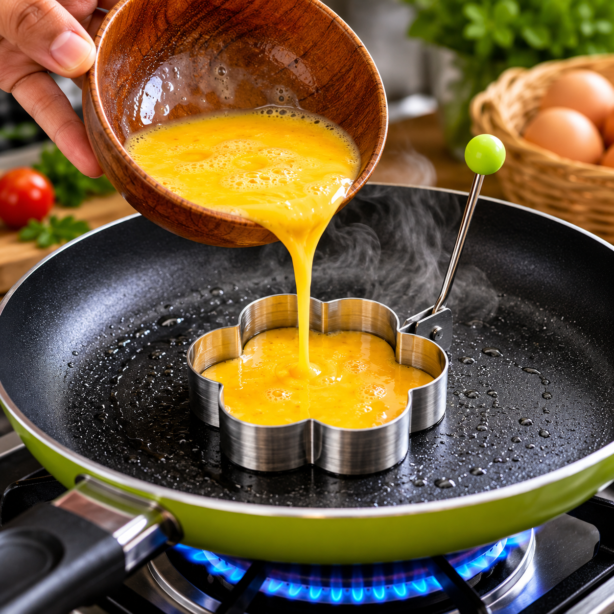 Stainless Steel Egg Mold (Pack of 5)