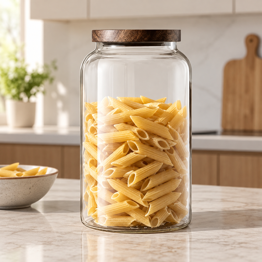 Clear Glass Pantry Storage Jar listing image 2