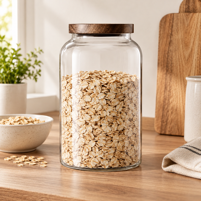 Clear Glass Pantry Storage Jar listing image 4