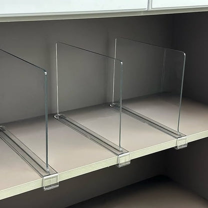 Clear Acrylic Shelf Divider