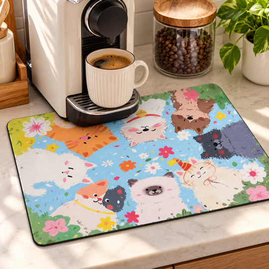 Cozy Multipurpose Mat - Coffee station use