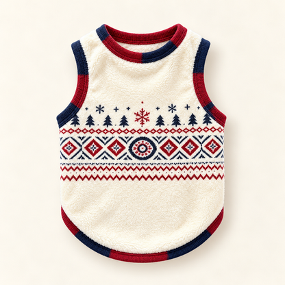Cozy Winter pet cloth front product view