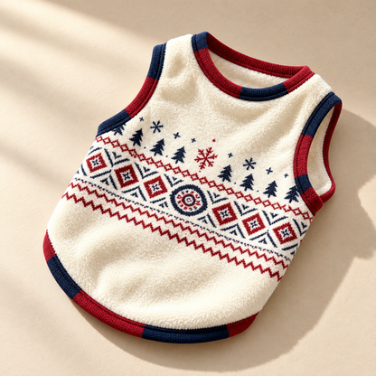 Cozy Winter pet cloth angled product view