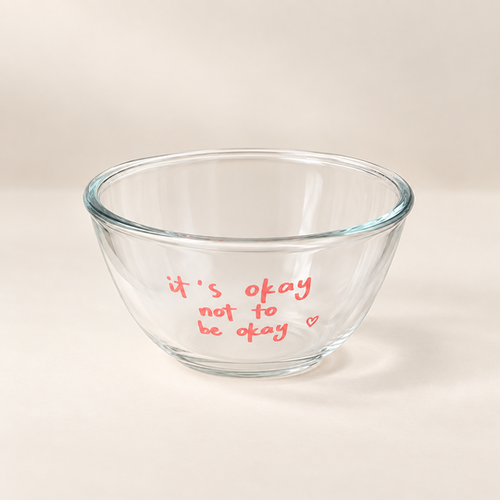 Cute Quote Glass Snack Bowl catalog hero