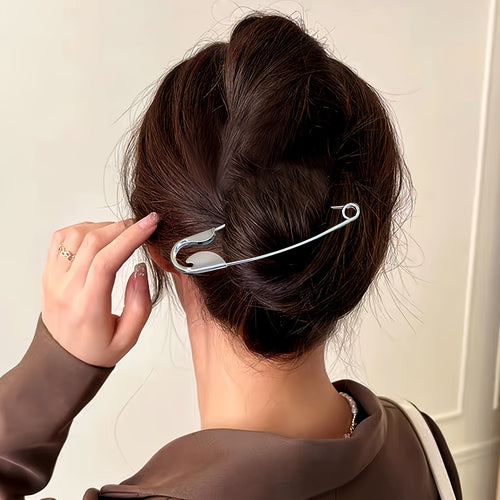 Large Safety Pin Hair Clip
